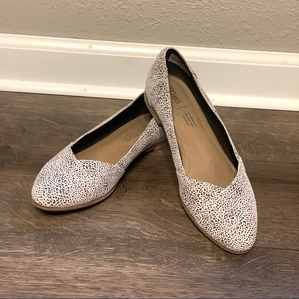 Toms Jutti Flat in Leopard